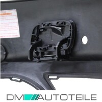 Sport Front Bumper + Radiator Grille Black for PDC+ Splitter