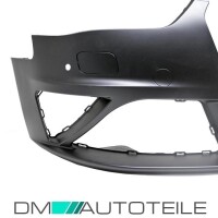 Sport Front Bumper + Radiator Grille Black for PDC+ Splitter