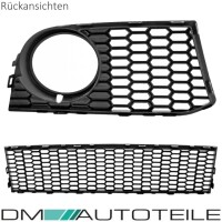 Set Shadow Line Front Grille Central lower +Fogs Cover Black