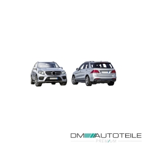 Stoßstange hinten grundiert passt für Mercedes GLE W166 ab 04/2015 Mopf