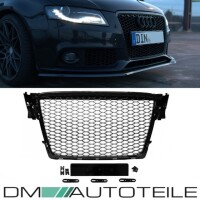 Front Grille honeycomb black gloss+ license plate holder sui