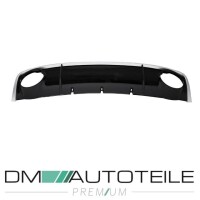 Audi A4 B8 8K Facelift Diffuser Bumper + for tail pipes for 