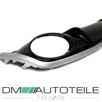 Audi A4 B8 8K Facelift Diffuser Bumper + for tail pipes for 