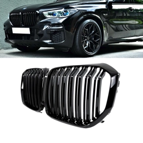Sport Doppelsteg-Kühlergrill für BMW X5 G05 in...