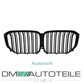 Sport Doppelsteg-Kühlergrill für BMW X5 G05 in Schwarz Glanz