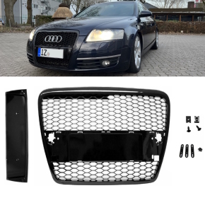 Wabengrill Front Grill Kühlergrill passend für Audi A6 4B C5 Facelift 01-05