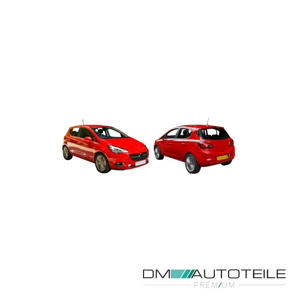 Stoßstange hinten grundiert für PDC passt für Opel Corsa E ab 01/2015