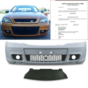 Sport Front BUMPER fits Vauxhall Astra G MK4 OPC II mod....