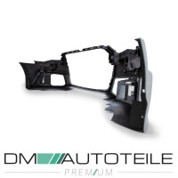Sport Front Bumper + Accessoires Black Glossy for Audi A6 4G
