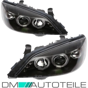 Opel (Vauxhall) Astra G Angel Eyes headlights Set black...