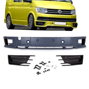 Frontgrill Grille upper Badged Black gloss Red Band for Emblem fits on all  VW T6 up 2015-2019 also Sportline