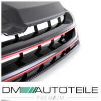 Front Grille Sport fits on VW T5.1 GP 09-15 Black Gloss Red 