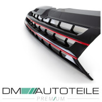 Front Grille Sport fits on VW T5.1 GP 09-15 Black Gloss Red 