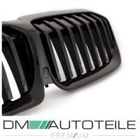 Sport-Performance Front Kidney Grille single Slat glossy bla