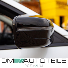 Außenspiegelkappen / Spiegelkappen SET für BMW 3er G20 / G21 auch M-Paket / M3 + in Schwarz Glanz mit ABE