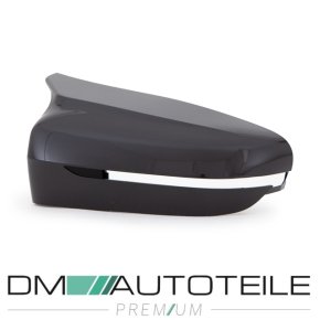 Außenspiegelkappen / Spiegelkappen SET für BMW 3er G20 / G21 auch M-Paket / M3 + in Schwarz Glanz mit ABE