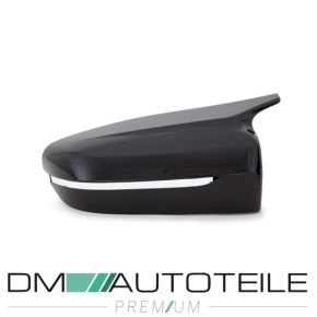 Außenspiegelkappen / Spiegelkappen SET für BMW 3er G20 / G21 auch M-Paket / M3 + in Schwarz Glanz mit ABE
