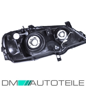 Set Opel Astra G Scheinwerfer RE+LI H7/HB3 Klarglas Chrom OEM 97-04 +2x H7 Birnen