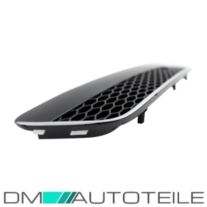 Opel (Vauxhall) Astra G Front Grille honeycomb without emblem with chrome trim ABS synthetic