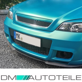 Opel Astra G Kühlergitter Wabengitter ohne Emblem mit Chromleiste ABS Kunststoff