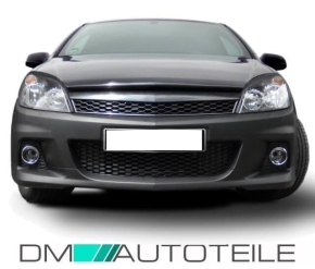 OPEL (Vauxhall) ASTRA H Front Bumper primed + fog lights Smoke for OPC II 05-10