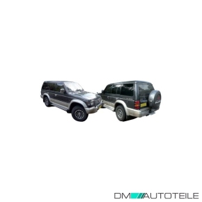Kühlergrill vorne schwarz passt für Mitsubishi Pajero II Canvas Top 91-96
