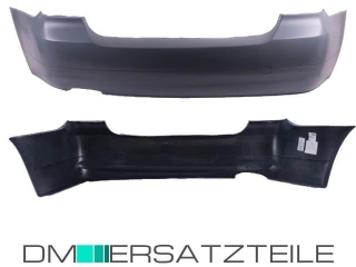 Saloon Rear Bumper standard primed without park assist fits on BMW E90 08-11 LCI Facelift