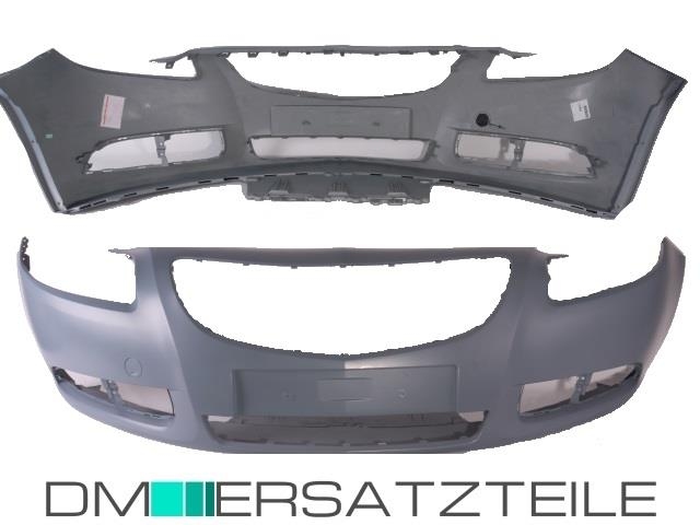 wapenkamer Station Monteur Opel (Vauxhall) Insignia Front Bumper primed 08-13 without park assist /  headlamp washer