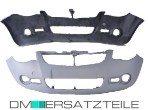 Opel (Vauxhall) Agila B Front Bumper 08-14 primed without...