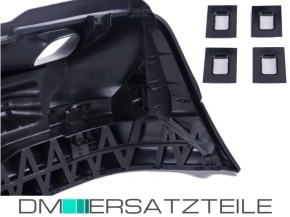 Mercedes M-Class W163 Front Bumper 98-01 without park assist / headlamp washer black