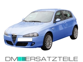 Alfa Romeo 147 Front Bumper 04-09 without headlamp washer for fog lights primed