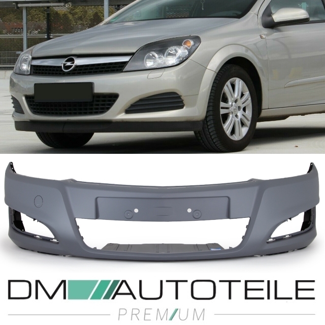 Opel (Vauxhall) Astra H Front Bumper 04-07 Facelift primed without headlamp  washer / park assist