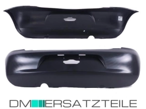 VW Fox Type 5Z1 rear Bumper black 05-10 without park assist