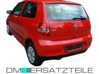 VW Fox Type 5Z1 rear Bumper black 05-10 without park assist 