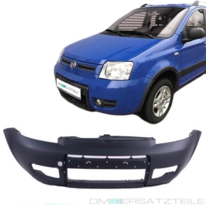 Fiat Panda Front Bumper 03-12 paintable primed for fog...