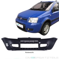 Fiat Panda Front Bumper 03-12 paintable primed for fog light