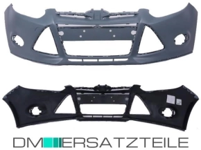 Ford Focus Front Bumper 11-14 primed without park assist...