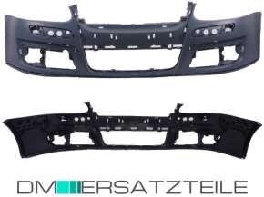 VW Jetta + Golf 5 Variant Front Bumper 05-10 without park assist - headlamp washer