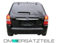 Hyundai Tucson rear Bumper 04-10 without park assist paintab