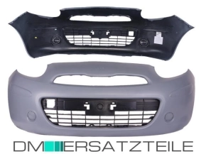 Nissan Micra IV K13 Front Bumper 10-13 primed all models