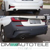 Sport Rear Bumper 4x PDC fits on BMW 3-Series Saloon G20 Ser