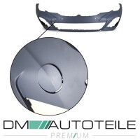 Sport Full Front Bumper + Accessoires Black Gloss fits BMW 3