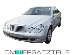 Mercedes E-Class S210 W210 Front Bumper Facelift 99-02 with holes for fog lights without headlamp washer