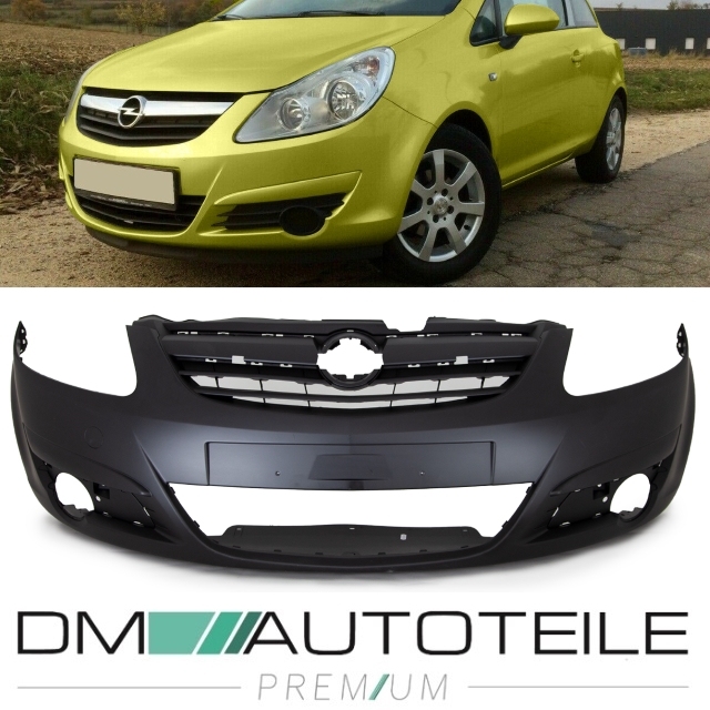Stoßstange vorne Opel Corsa D STARSILBER (Z157) - Autoteileinfarbe