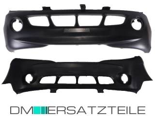 Hyundai H1 Stared Front Bumper 97-07 black for fog lights