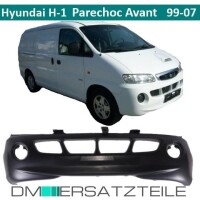 Hyundai H1 Stared Front Bumper 97-07 black for fog lights 3