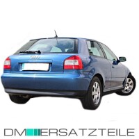 Audi A3 8L 8L1 rear Bumper 96-03 not Quattro paintable black