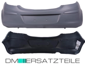 Opel (Vauxhall) Corsa D rear Bumper 06-14 primed without...