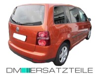 VW Touran rear Bumper 03-10 black smooth paintable without p