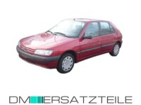 Peugeot 306 Front Bumper 97-99 black with base support not f